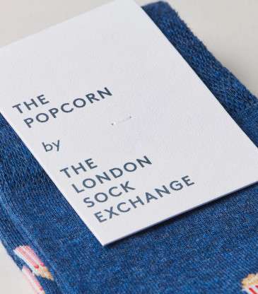 Chaussettes The Popcorn bleu