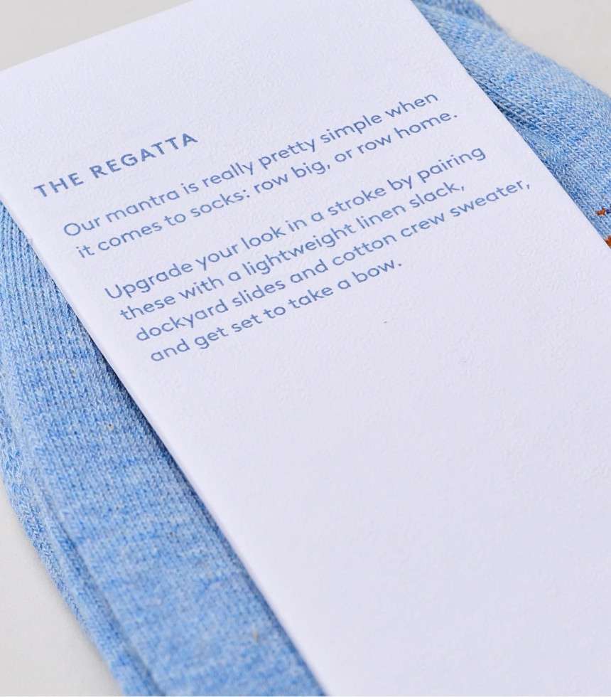 Chaussettes The Regatta bleu