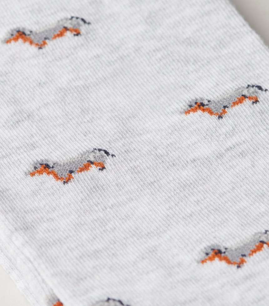Chaussettes The Pooch gris
