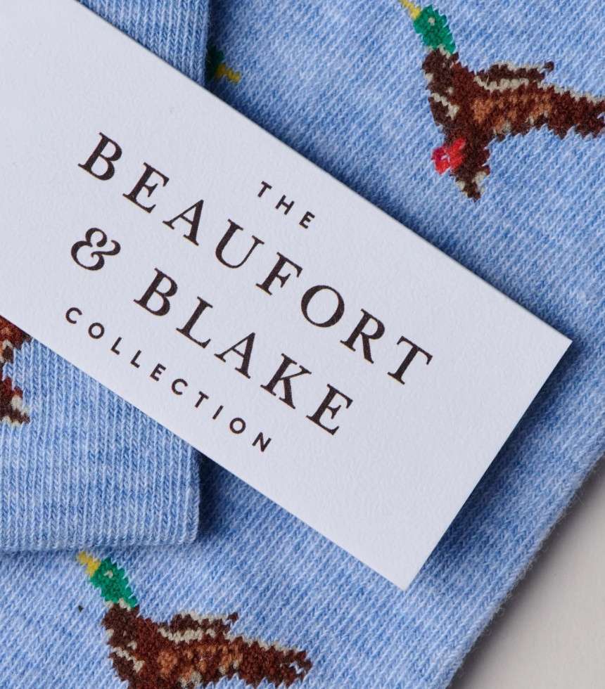 Chaussettes The Mallard bleu canard