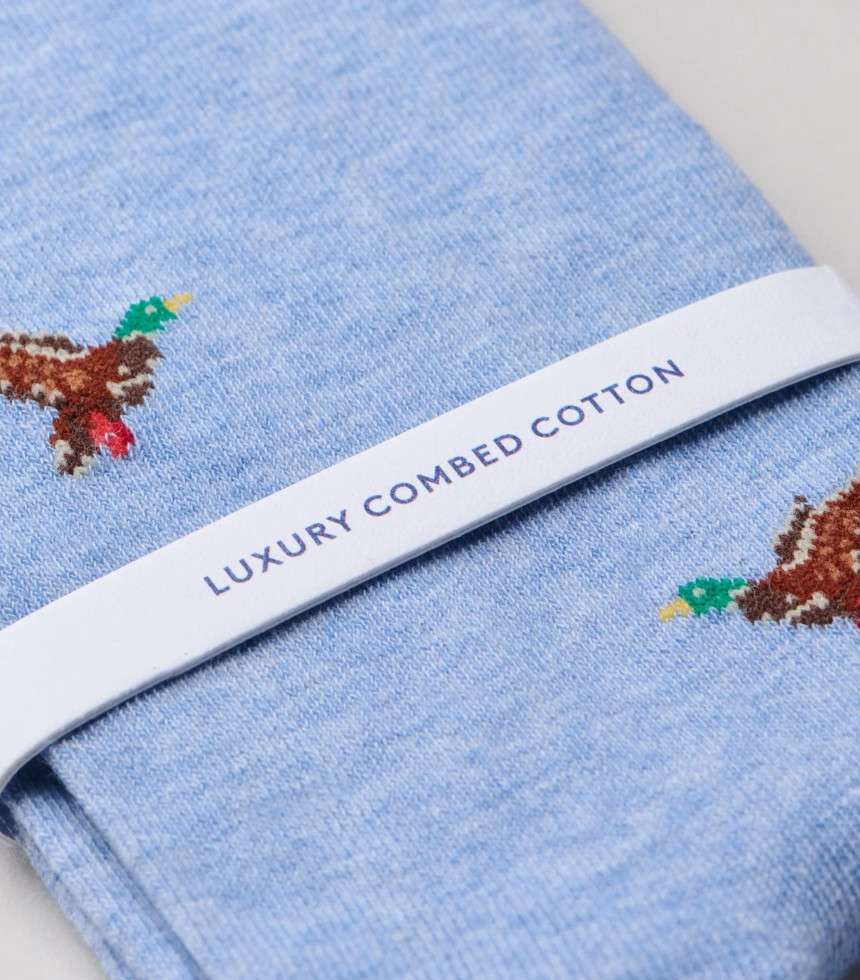 Chaussettes The Mallard bleu canard