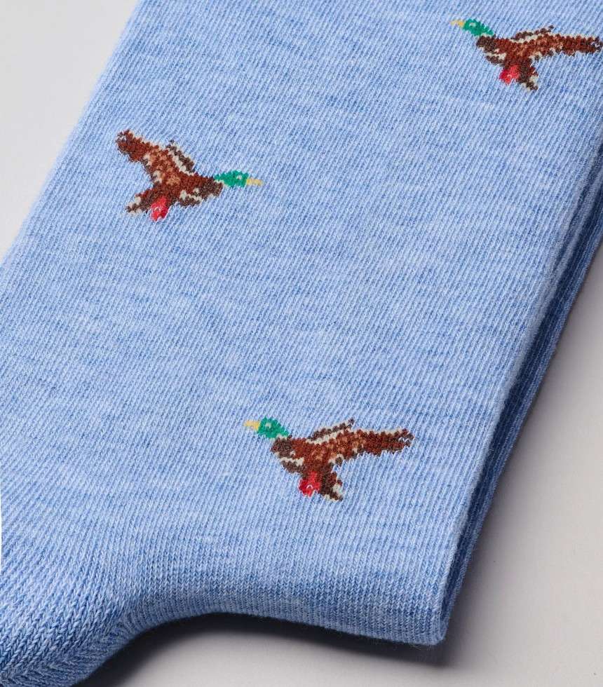 Chaussettes The Mallard bleu canard