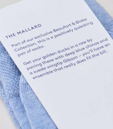 Chaussettes The Mallard bleu canard