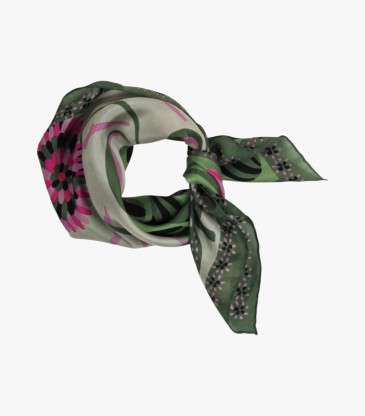 Mini foulard Birdy kaki