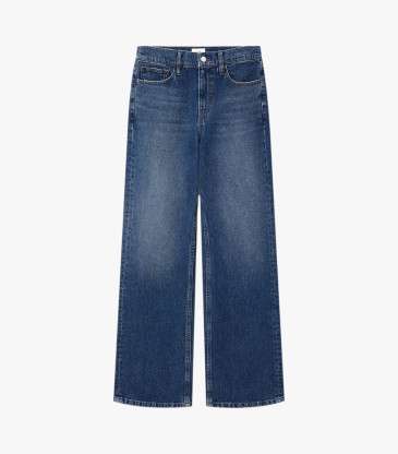 Jean droit Paris bleu stone