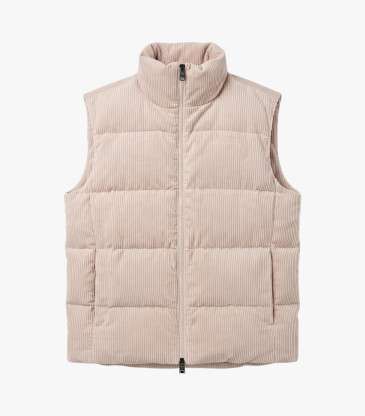 Veste Corduroy gris clair