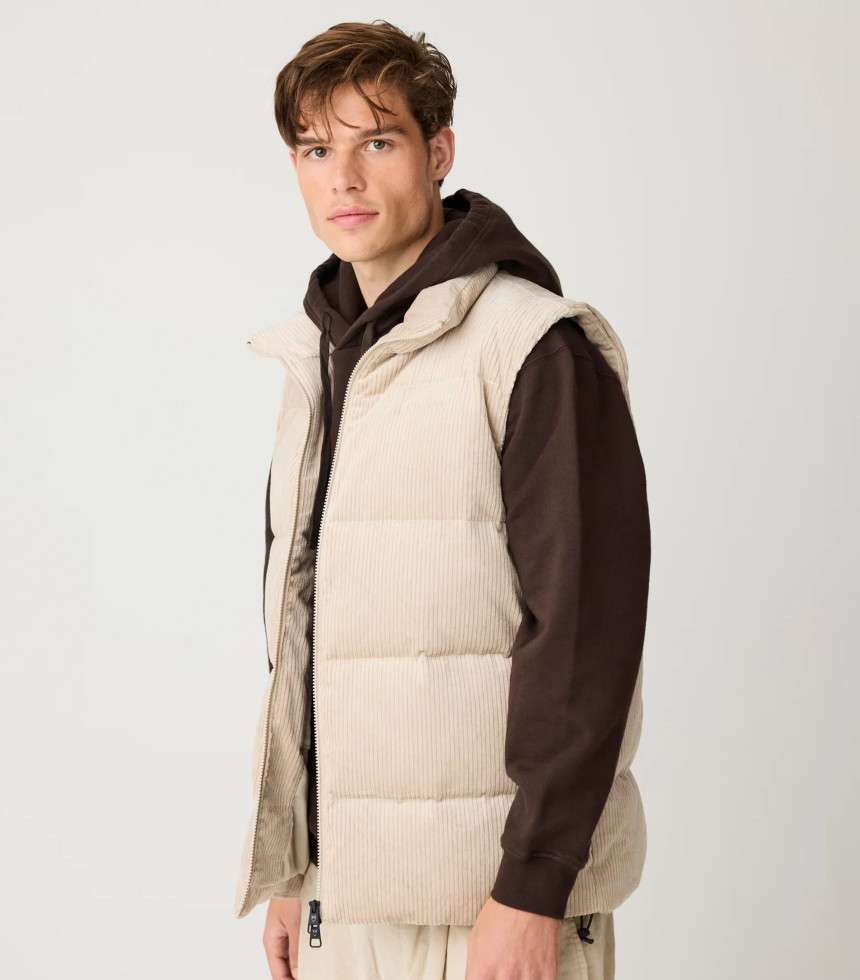 Veste Corduroy gris clair