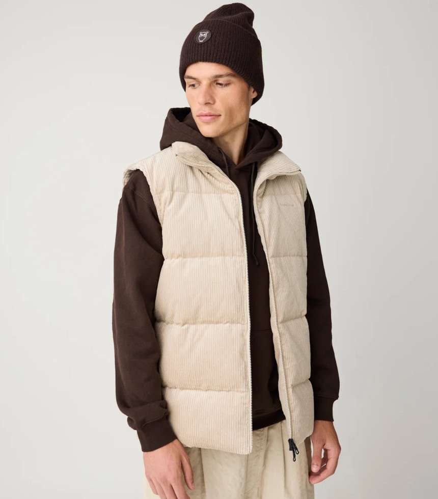 Veste Corduroy gris clair