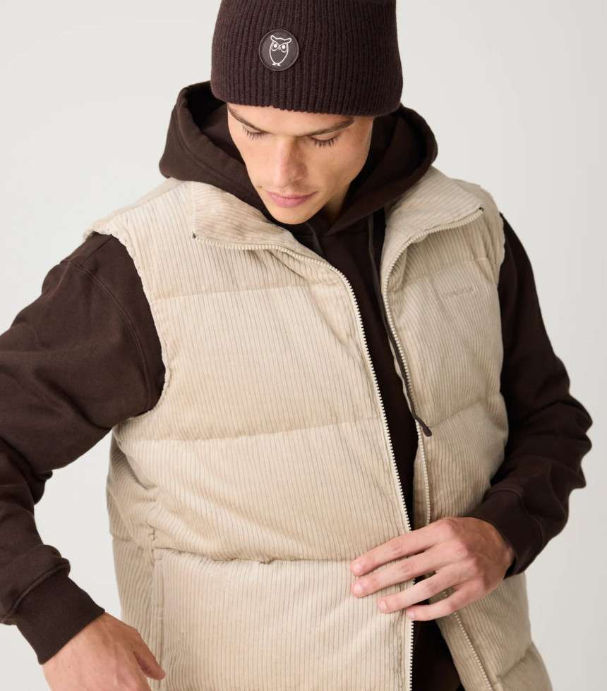 Veste Corduroy gris clair