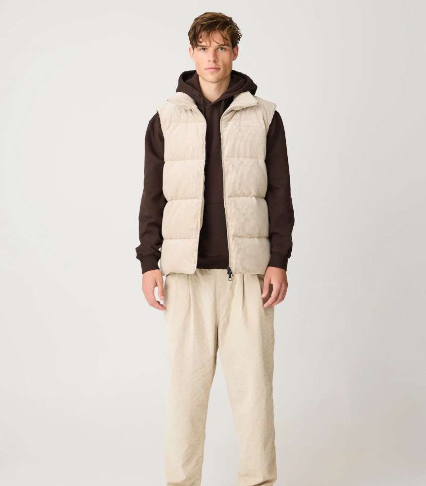 Veste Corduroy gris clair