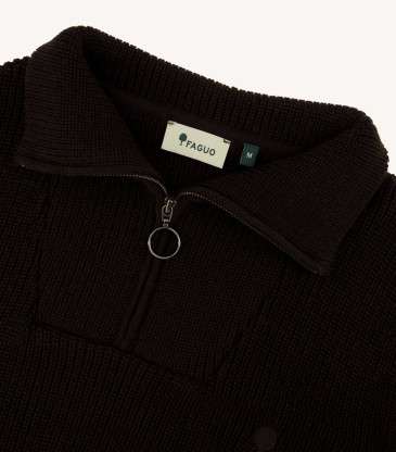 Pull Ardenne chocolat