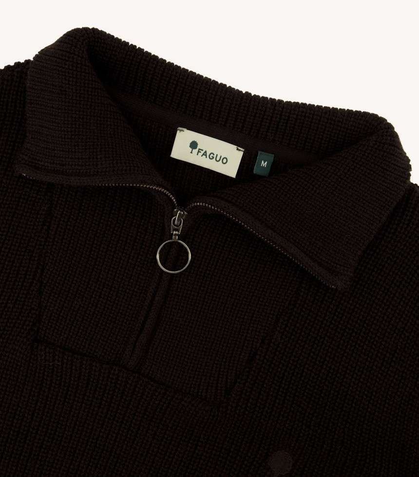 Pull Ardenne chocolat