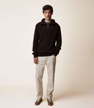Pull Ardenne chocolat