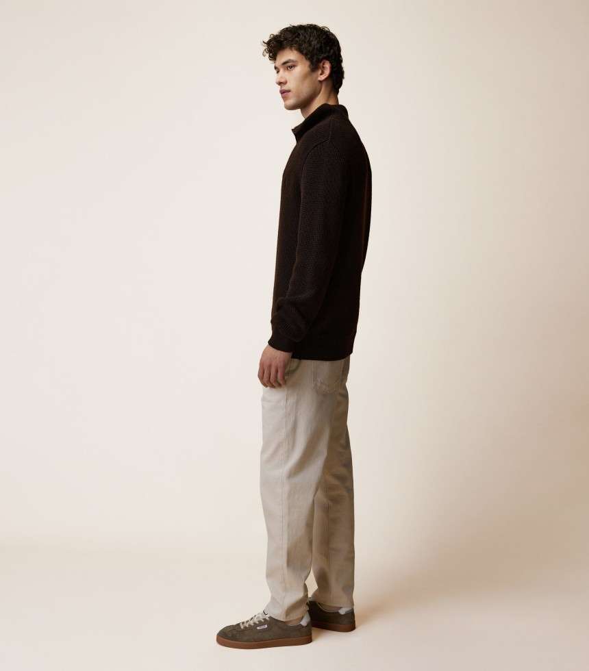 Pull Ardenne chocolat