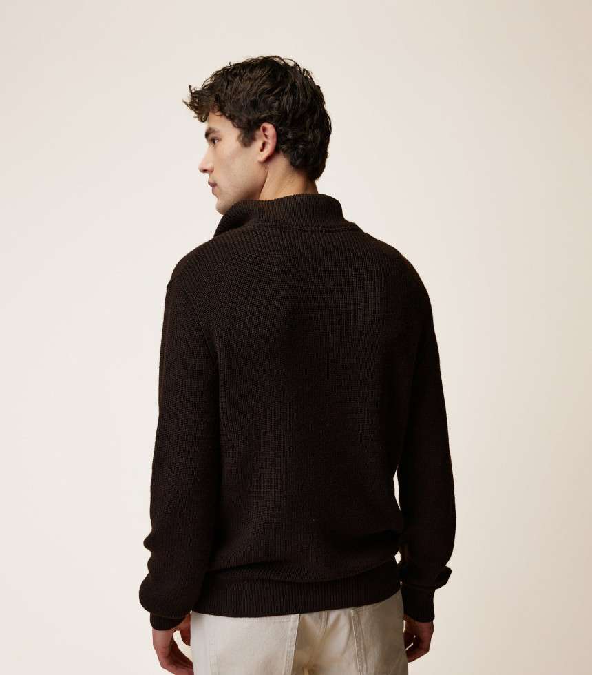 Pull Ardenne chocolat
