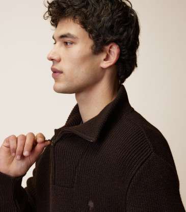 Pull Ardenne chocolat