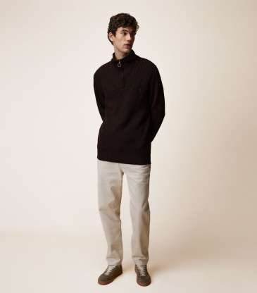 Pull Ardenne chocolat