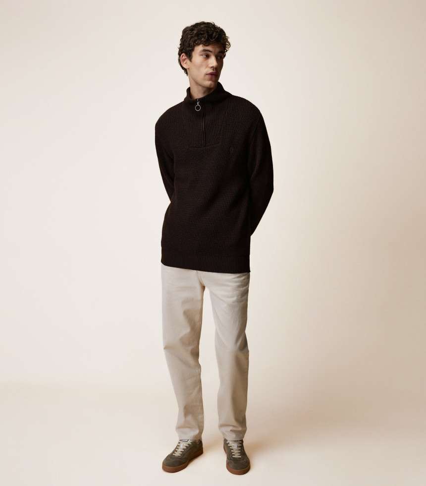 Pull Ardenne chocolat