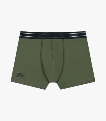 Trio de boxers kaki et camel
