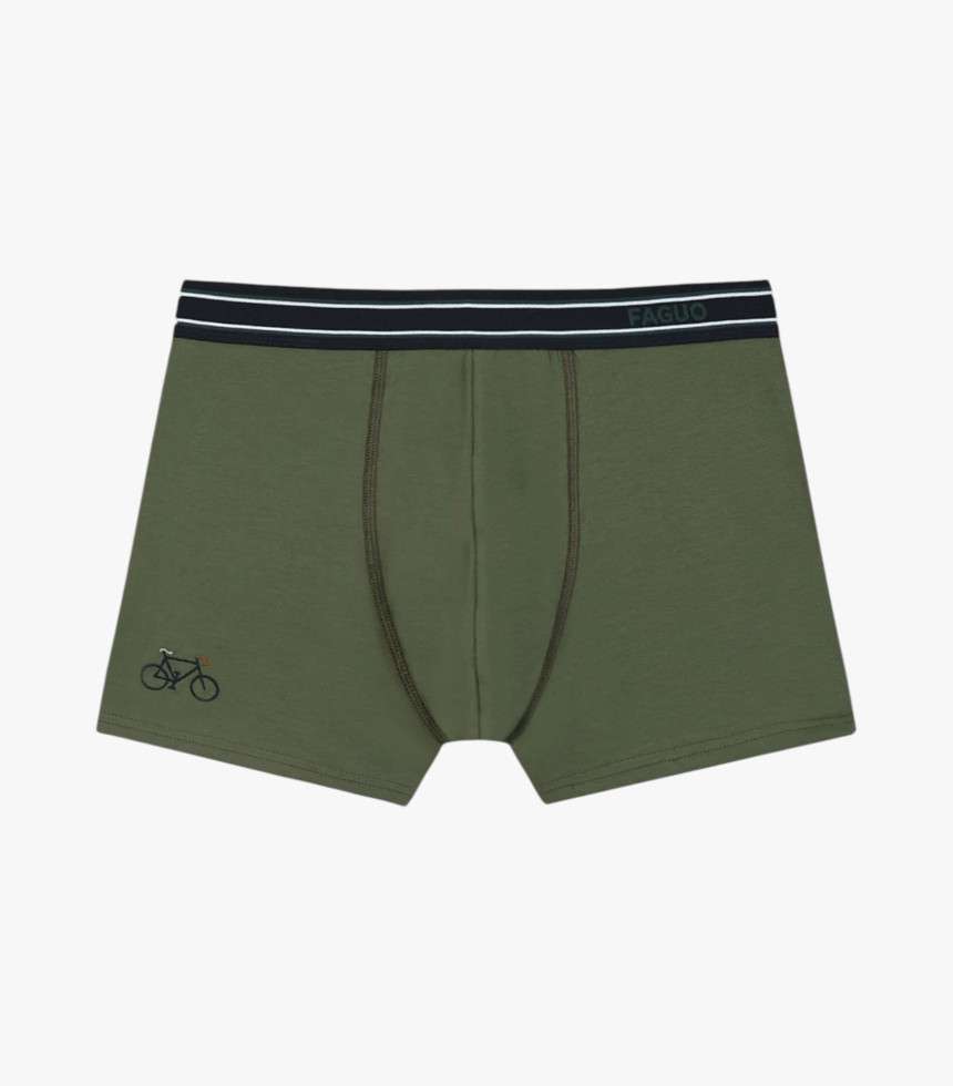 Trio de boxers kaki et camel