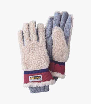 Gants Teddy beige wine