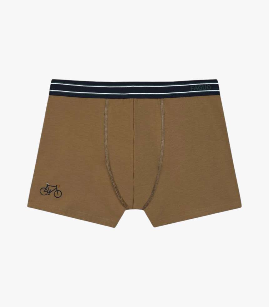 Trio de boxers kaki et camel