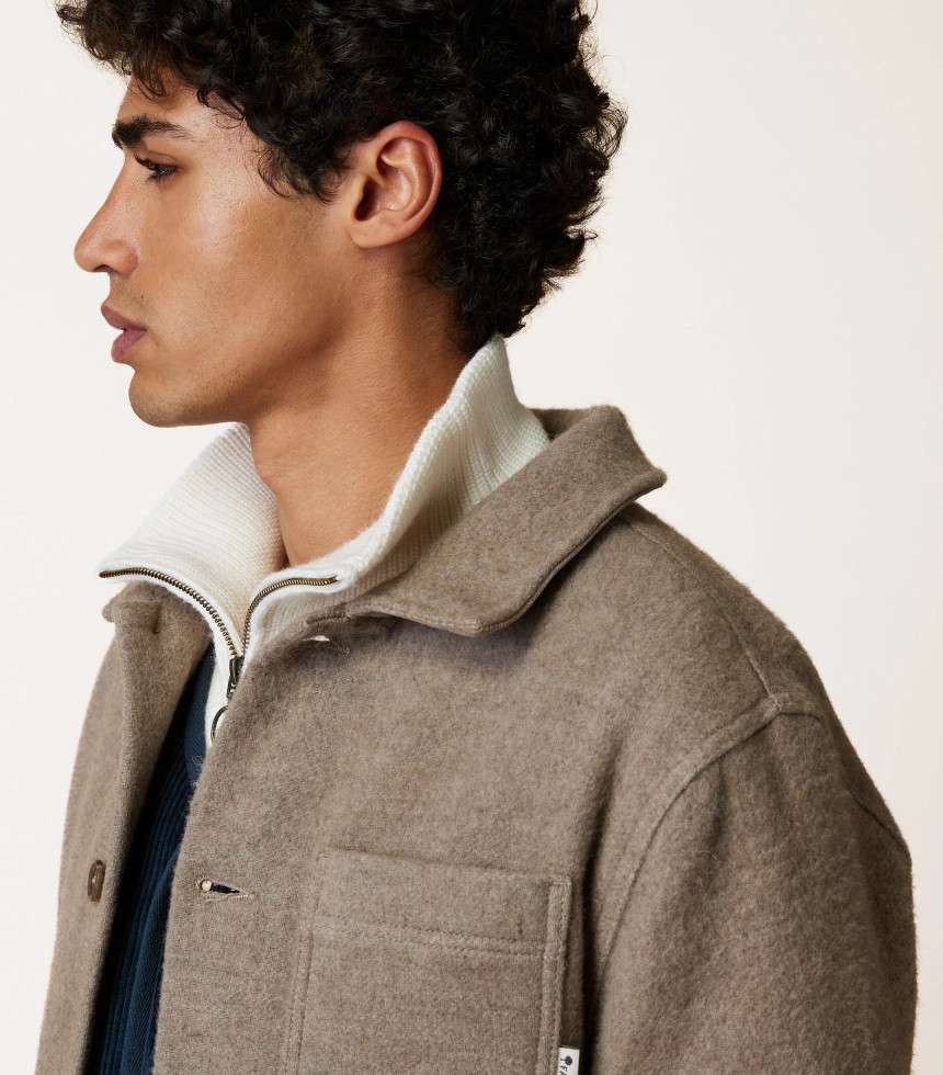 Veste Lorge beige chiné