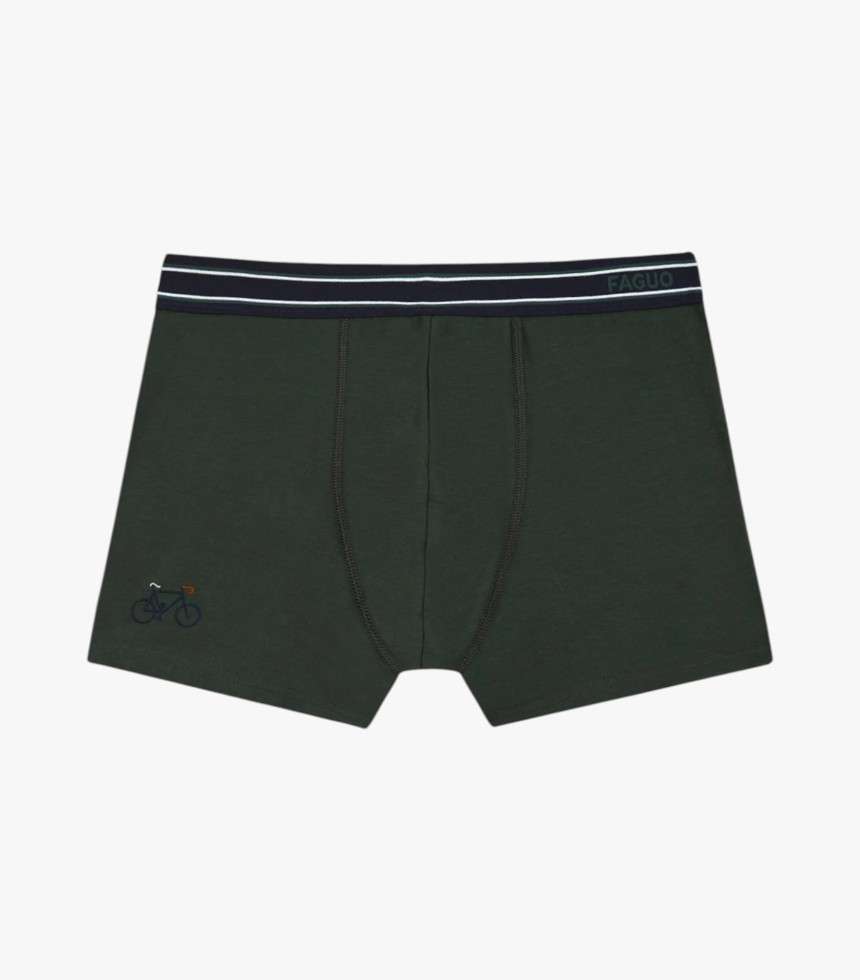 Trio de boxers kaki et camel