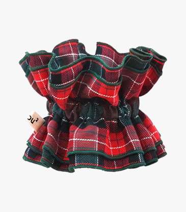 Maxi chouchou tartan rouge...