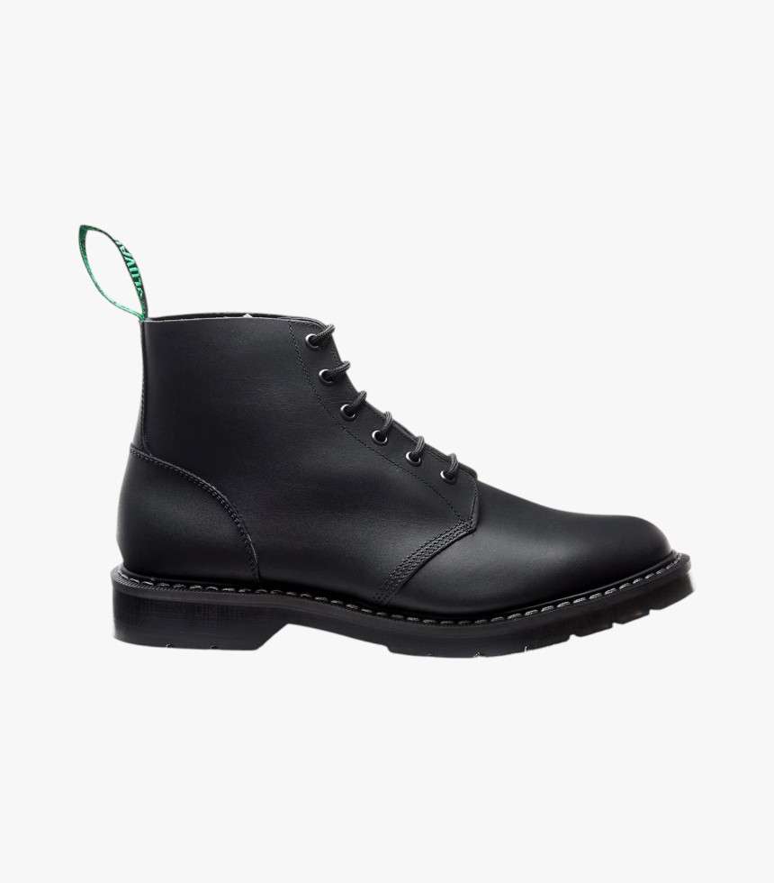 Bottines Astronaut 6 œillets noir graissé