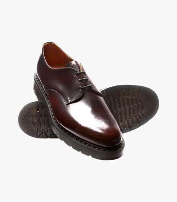 Chaussures Gibson 3 œillets bordeaux rub-off