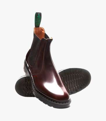 Dealer Boots burgundy rub-off