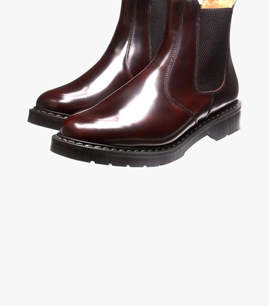 Dealer Boots burgundy rub-off