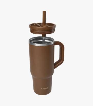 Mug isotherme avec anse chocolat 900 ml