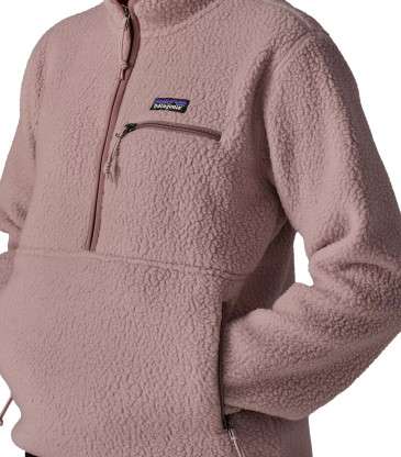 Veste Retro Pile Marsupial mauve