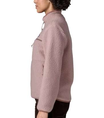 Veste Retro Pile Marsupial mauve