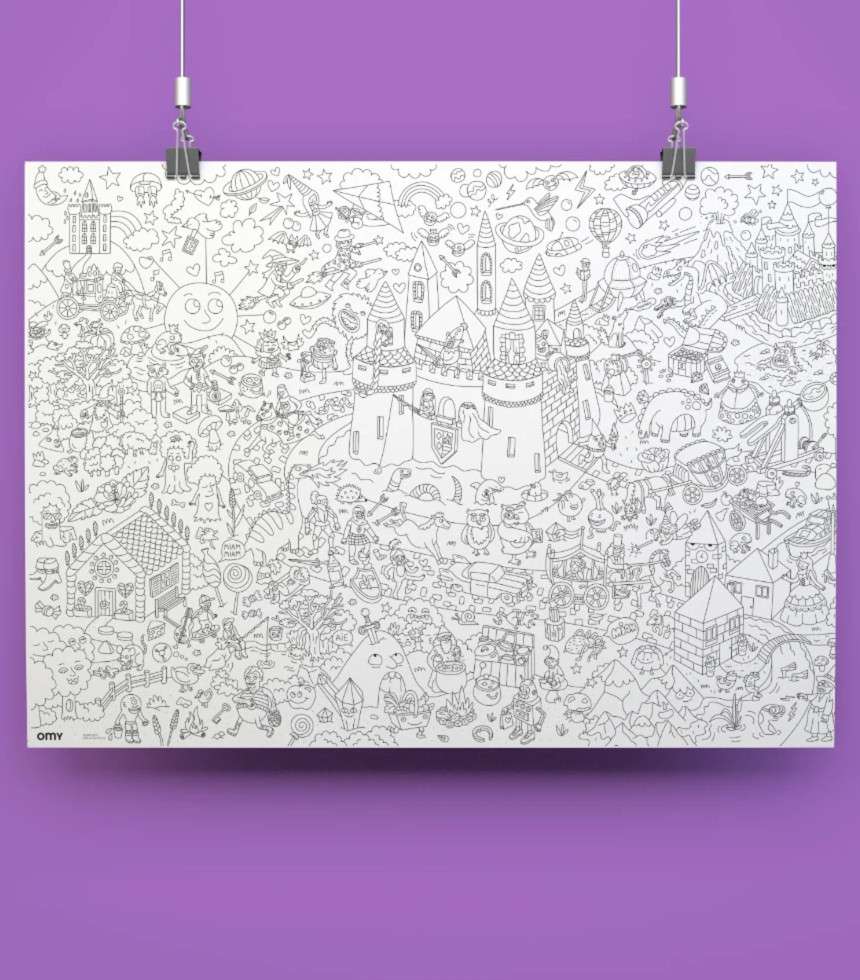 Poster à colorier Magic