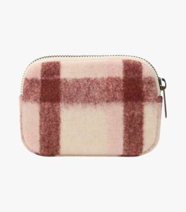 Porte-monnaie Lili tartan rose