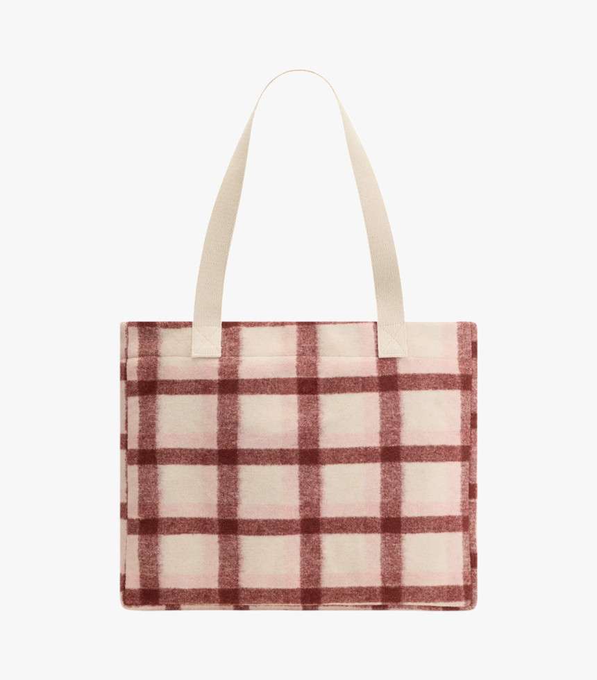 Sac cabas Claude tartan rose