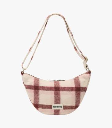 Sac banane Andrea tartan rose