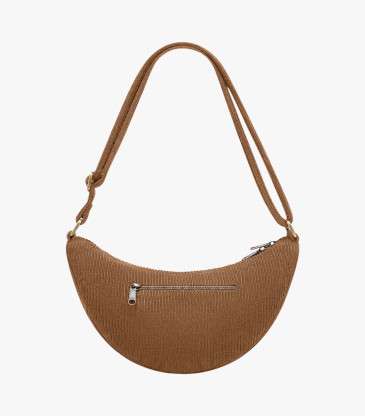 Sac banane Andrea velours macchiato