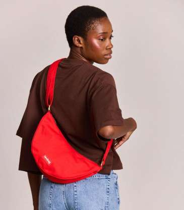 Sac banane Andrea coton bordeaux