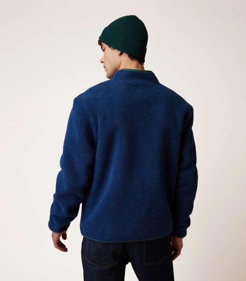 Veste polaire Senonche bleu foncé