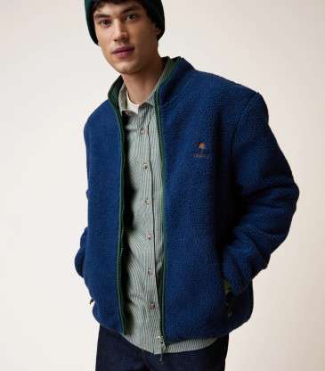 Veste polaire Senonche bleu foncé