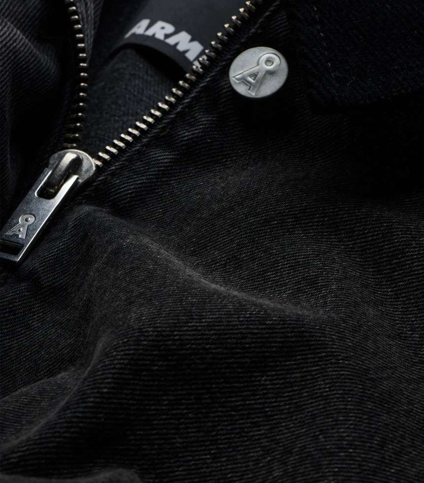 Veste en jean col velours nutmeg