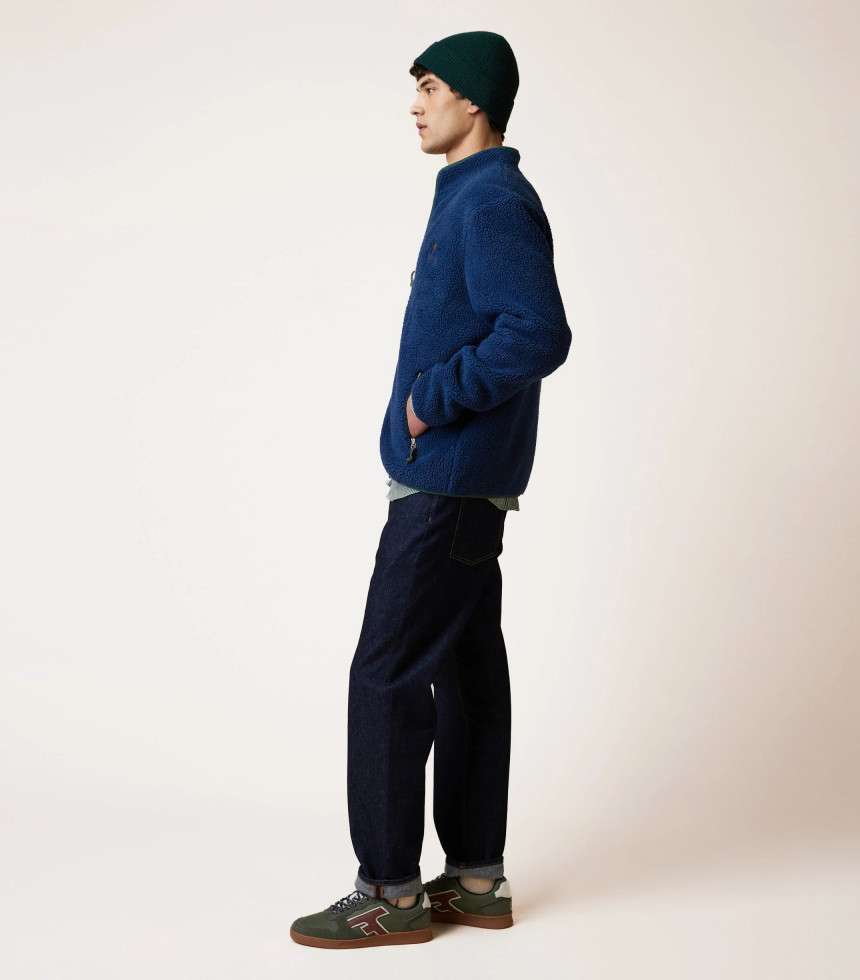Veste polaire Senonche bleu foncé