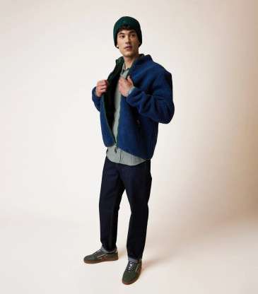 Veste polaire Senonche bleu foncé