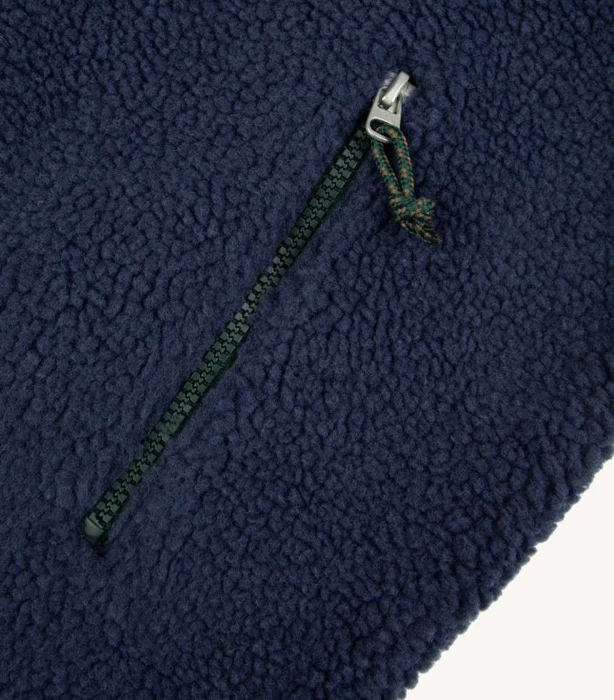 Veste polaire Senonche bleu foncé