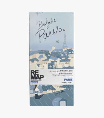 Carte géographique Paris Night&Day