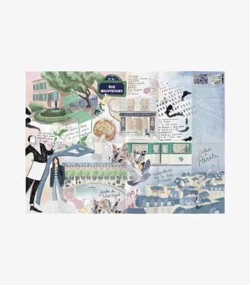 Carte géographique Paris Night&Day